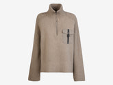 Arden Felted Half Zip - Prendas de punto | Sease