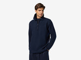 Felted Half Zip Polo | Sease